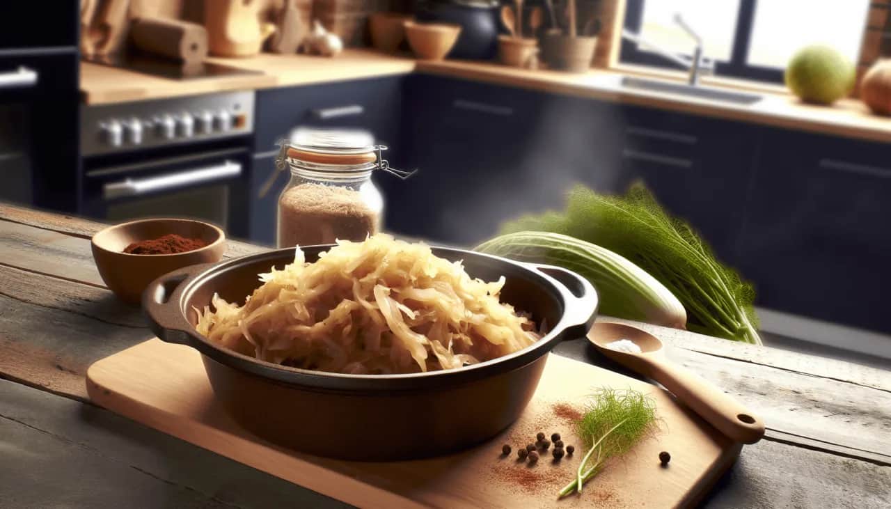 Jak długo gotować kapustę kiszoną na bigos, aby była idealna?